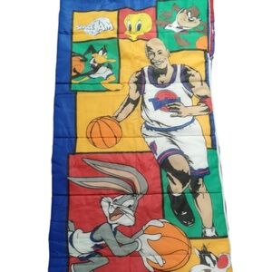 Vintage 90s 1996 Space Jam Michael Jordan Sleeping Bag